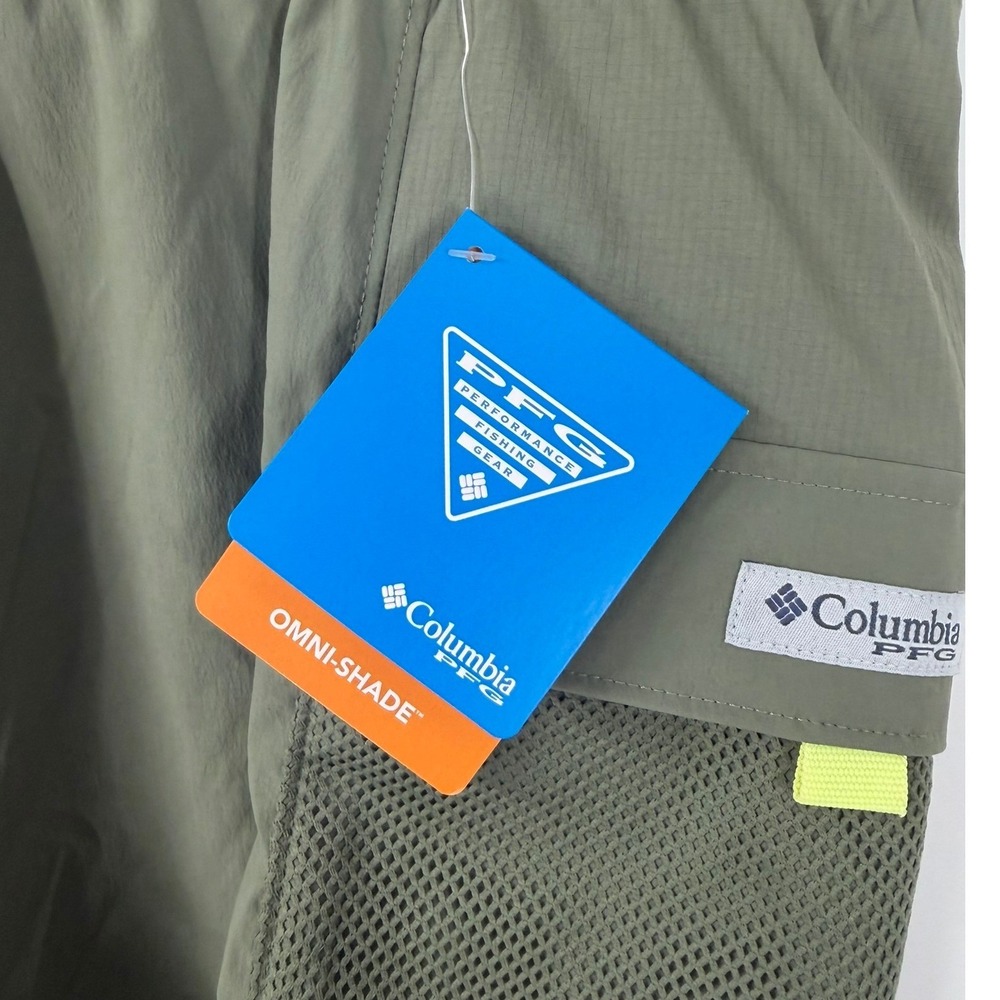 Columbia PFG Open Water Shorts Women's XXL 3" Inseam Sage Green Performance‎ New - Picture 5 of 9